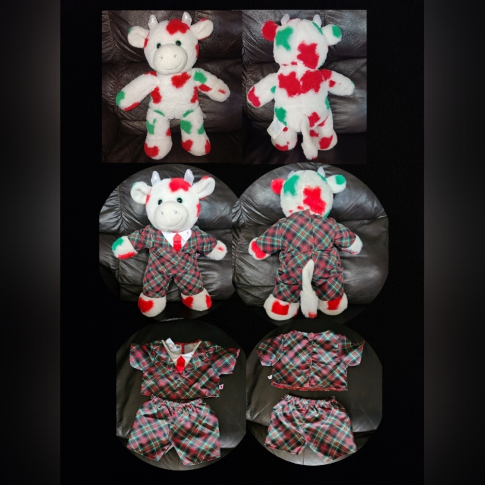 Christmas Build-A-Bear Cow